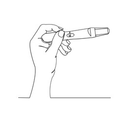 One continuous single drawing line art flat doodle pregnancy, woman, health, maternity, pregnant, result. Isolated image hand draw contour on a white background
