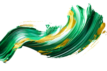 green and gold abstract brush stroke, paint splash, splatter, artistic spiral, oil paint,Abstract, Acrylic Painting, Art, Backgrounds