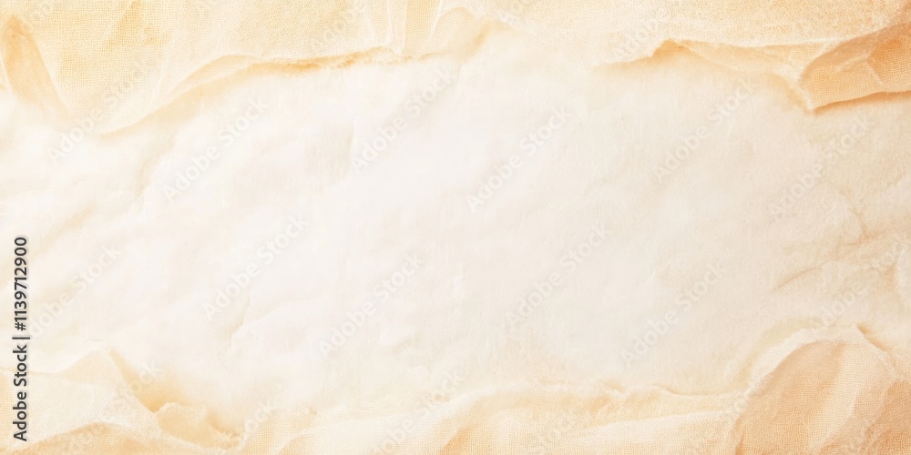 Poster banner design featuring loofah sections with contrasting empty space in the center for promotional u