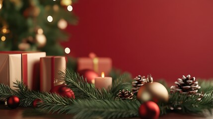 The Christmas Decor with Gifts