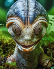 Alien with Snail-Like Features