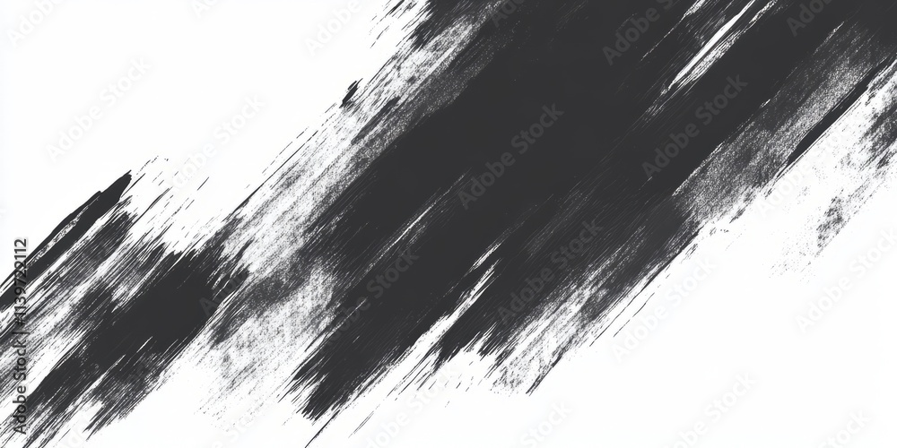 Poster bold banner design featuring contrasting empty space with chalk outlines and clean shadows for creat