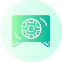 Obraz premium sports news gradient icon