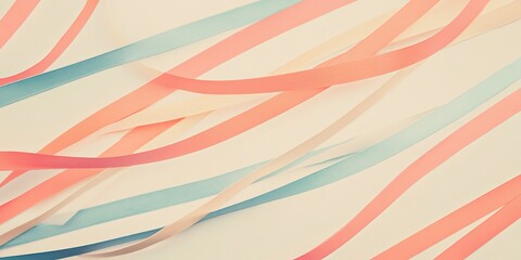 Colorful rubber bands create a vibrant contrast on a blank banner for creative uses