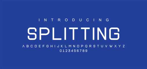 Minimal modern logo alphabet fonts. Typography minimalist urban sana serif digital fashion future creative logos fonts. vector illustration