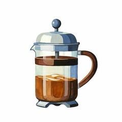 Illustration of a coffee maker