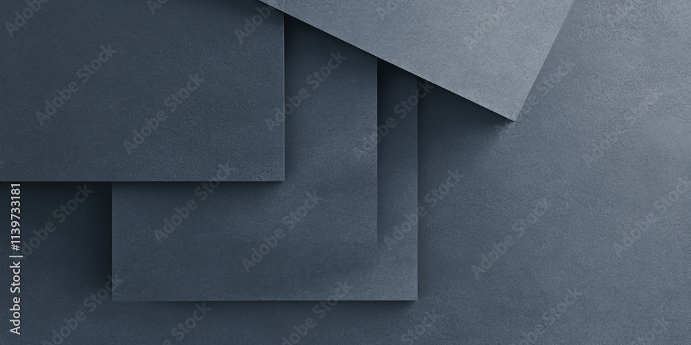 Poster banner design featuring empty space and contrasting rubber tiles on the edges