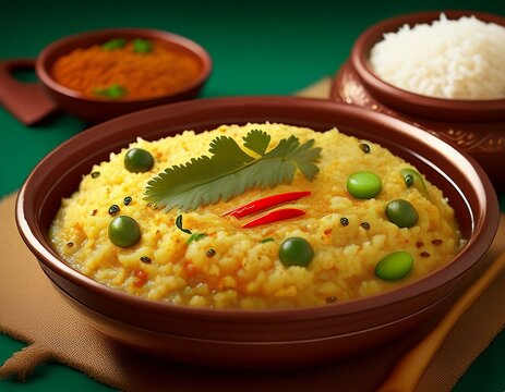 Upma or rava upma. Generated image