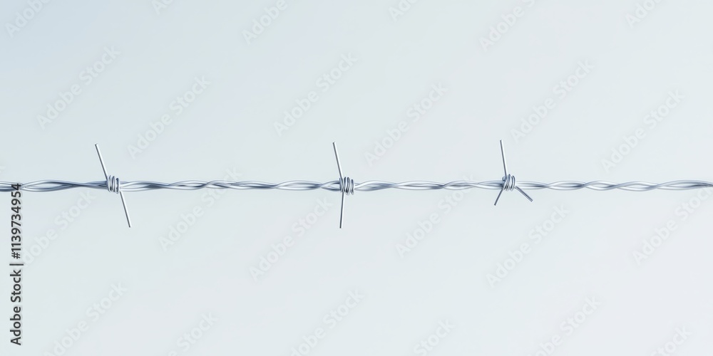 Poster contrast banner design featuring silver wire on edges with spacious background suitable for various 