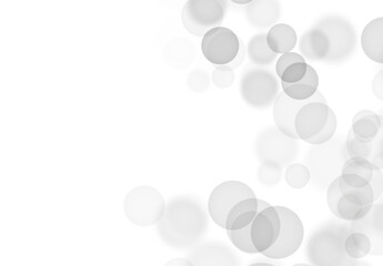 ふんわりした玉ボケのフレーム背景素材7（背景透過）