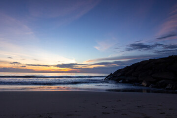 Fototapeta premium sunset on the beach