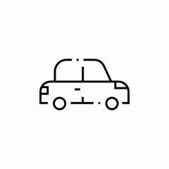 car vehicle icon sign vector
