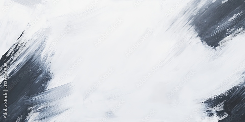 Aufkleber contrasting oil paint banner with dynamic textures and clean edges showcasing creative empty space
