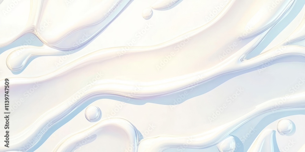 Poster elegant banner design featuring wax drops with a clean, contrasting background suitable for various 