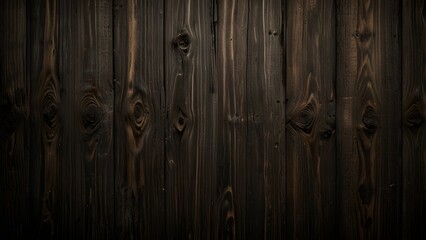 Obraz premium Old dark aged wood background texture Generative AI