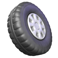 3D Garage Illustrations Set