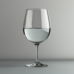 isolated Glass of water