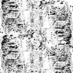 seamless pattern with repeating grunge monotype texture  