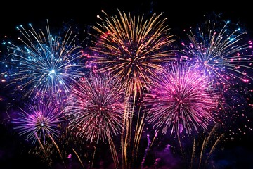 Color Emotion series. Visually pleasing composition of color burst splash explosion for topics on imagination, creativity art and design