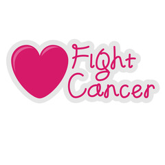 Fight Cancer Sticker
