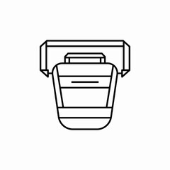 handbag bag icon sign vector