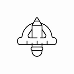 pencil ruler icon sign vector