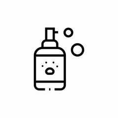 pet shampoo icon sign vector