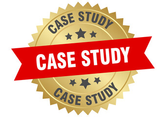 CASE STUDY label, sign