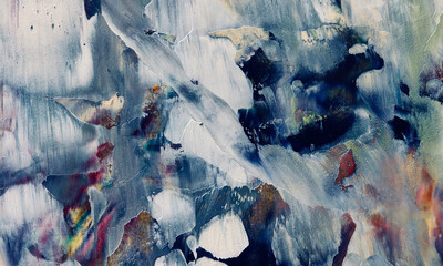 Abstract art background . Hand painting artwork on canvas .