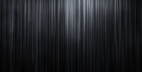 Obraz premium Black Curtains with Light