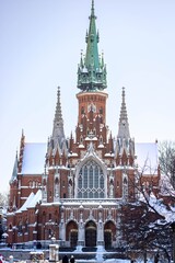 Fototapeta premium cathédrale Cracovie 