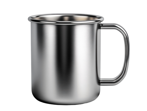 Sleek Stainless Steel Coffee Mug for Everyday Use