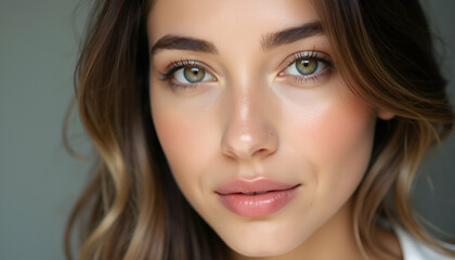 Obraz premium Beautiful Clear Skin Asian Woman for Commercial Campaigns