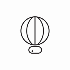air balloon flight icon sign vector
