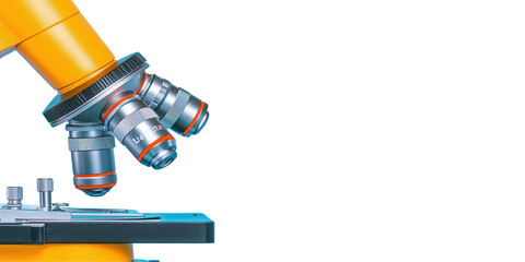 Obraz premium Microscope close-up laboratory scientific image transparent background detailed view research focus