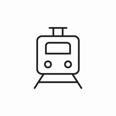 train railway icon sign vector