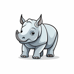 Rhinoceros vector illustration