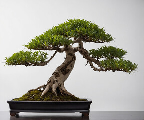 bonsai tree isolated
