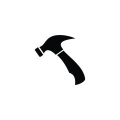 hammer flat icon logo design