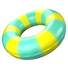 Obraz premium 3D Swimming Tolls Illustrations