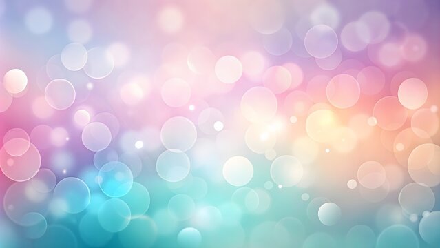 Fototapeta Pastel bokeh background