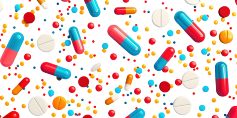 Vibrant Colorful Medicine Pattern