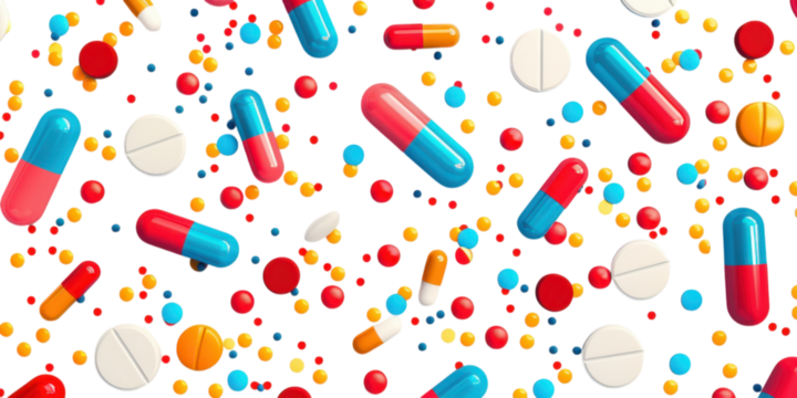 Vibrant Colorful Medicine Pattern