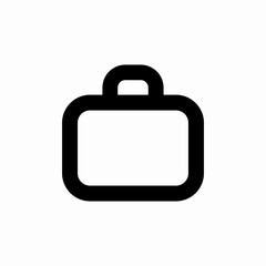 handbag baggage icon sign vector