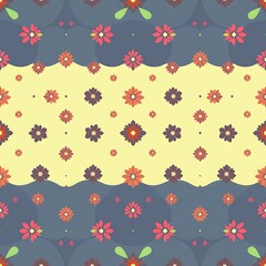 Floral Fiesta Seamless Pattern 