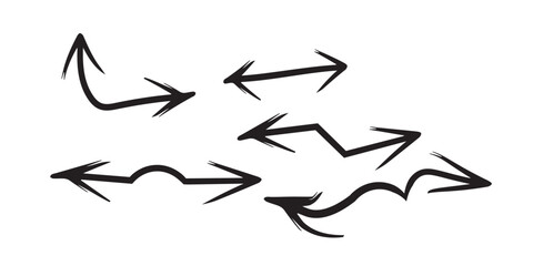 set of vector Grunge Arrows collection and design elements