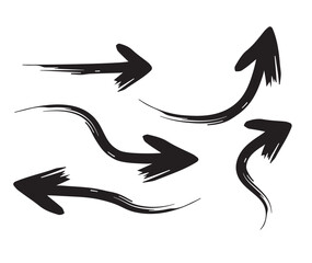 set of vector Grunge Arrows collection and design elements