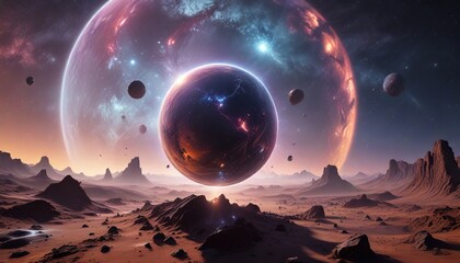 Equilibrium of the multiverse in a vast cosmic expanse, expanse, space