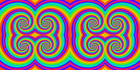 geometric abstract optical illusion illustration