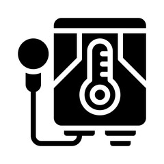 thermocouple glyph icon